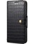 iPhone15 Pro Max Deri Kılıf Timsah Doku Telefon Cüzdan Kapak Black (Yurt Dışından) 3