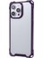 iPhone15 Pro Koruyucu Kılıf Için Güçlendirilmiş Köşe Açık Telefon Kapak Tespit Mor Mor (Yurt Dışından) 1