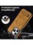 iPhone15 Pro Max Max Mantıcety Telefon Kasası Pu Deri Kapalı Tpu+Pc Kickstand Koruyucu Kapak-Dark Mor (Yurt Dışından) 5