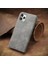 iPhone15 Pro Max Retro Pu Deri Kart Tutucu Telefon Kılıfı Cilt Touch Flip Stand Kapak-Grey (Yurt Dışından) 5