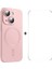 iPhone15 Plus Artı Manyetik Kasa Için Yüksek Alüminyum-Silikon Cam Film-Pembe ile Yumuşak Tpu Telefon Kapağı (Yurt Dışından) 1