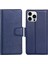 Hanman Mill Serisi Için iPhone15 Pro Max Slim Fit Pu Deri Kabuk Stand Kapağı Cep Telefon Kılıfı Cüzdan Sapfire (Yurt Dışından) 1