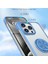 iPhone15 Pro Frameless Telefon Kılıfı Yüzüğü Kickstand Tpu+Akrilik Arka Kapak Baby Blue (Yurt Dışından) 3