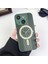 iPhone15 Plus Için Saat Tasarım Tpu Kılıfı Plus Telefon Kapağı Magsafe ile Uyumlu Film Yeşili (Yurt Dışından) 1