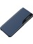 iPhone15 Pro Window Penceresi Tam Koruma Telefon Kapak Blue Için Flip Stand Pu Deri Telefon Kılıfı (Yurt Dışından) 5