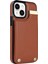 iPhone15 Plus Anti-Shock Kılıfı Tpu+Pu Deri+Metal Telefon Kapağı Kart Tutucu-Brown (Yurt Dışından) 2