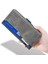 iPhone15 Plus Için Cüzdan Telefon Kılıfı Retro Deri Kontrast Renk Stand Manyetik Folio Cover-Blue+Gri (Yurt Dışından) 4