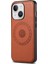 iPhone15 Plus Magsafe Deri+Pc+Tpu Cover-Brown ile Uyumlu Manyetik Kasa Için (Yurt Dışından) 1