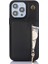iPhone15 Pro Case Zipper Cep Rfıd Engelleme Deri+Tpu Kapak Crossbody Strap-Black (Yurt Dışından) 4