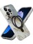 iPhone15 Pro Max Kickstand Case Mermer Desen Pc+Tpu Manyetik Telefon Kapak-Grey (Yurt Dışından) 3