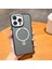 Magsafe Pc+Tpu Kasa-Black/ Gümüş ile Uyumlu iPhone15 Pro Korusu Için Kickstand Telefon Kapağı (Yurt Dışından) 1
