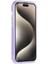 iPhone15 Pro Clear Card Yuvası Kılıfı Tpu+Pc Koruyucu Telefon Kapak Morası (Yurt Dışından) 4