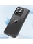 iPhone15 Pro Case Tpu+Pc Kırpma Dayanıklı Şeffaf Panel Telefon Geri Kapak Black (Yurt Dışından) 3