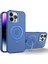 iPhone15 Pro Soft Tpu+Pc Telefon Kılıfı Magsafe ile Uyumlu Kickstand Telefon Kapak Sapfire (Yurt Dışından) 1