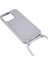 iPhone15 Pro Sıvı Silikon Kart Yuvası Için Strap-Grey ile Anti Scratch Koruma Telefon Kılıfı (Yurt Dışından) 2
