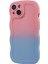 iPhone15 Plus Için Jtw Serisi Plus Telefon Kılıfı Wavy Edge Lastikli Telefon Tpu Kapak-Pembe+Sky Mavi (Yurt Dışından) 1