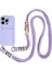 iPhone15 Pro Yumuşak Ince Koruyucu Kılıf Sıvı Silikon Kart Tutucu Kapak Strap-Purple (Yurt Dışından) 1