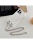 2 Kart Yuvaları iPhone15 Pro Max Timsah Dokulu Pu+Pc Telefon Kapağı Strap-White ile (Yurt Dışından) 1