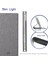 iPhone15 Pro Max Stand Deri Telefon Kapak-Grey Için Kart Sahibi Telefon Kılıfı (Yurt Dışından) 2