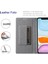 iPhone15 Pro Max Stand Deri Telefon Kapak-Grey Için Kart Sahibi Telefon Kılıfı (Yurt Dışından) 4