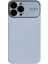 iPhone15 Pro Case Sıvı Silikon Telefon Kapağı Lens Cam Film Baby Mavisi (Yurt Dışından) 1