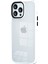iPhone15 Pro Candy Rengi Yüksek Şeffaflık Tpu+Pc Telefon Kılıfı Cilt Touch Anti Drop Geri Kapak-Beyaz (Yurt Dışından) 1