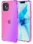 iPhone15 Plus Tpu Için Tpu Telefon Vaka Gradyan Renk Dört Köşe Damla Geçirmez Telefon Kapak Pembe/mor (Yurt Dışından) 1