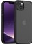 iPhone15 Yarı Saydam Mat Slim Case Tpu+Pc Çizgiye Karşı Çizelge Anti Telefon Kapak Black (Yurt Dışından) 1