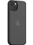 iPhone15 Yarı Saydam Mat Slim Case Tpu+Pc Çizgiye Karşı Çizelge Anti Telefon Kapak Black (Yurt Dışından) 2