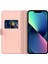iPhone15 Deri Kasa Flip Standı Için Kart Slot-Rose Altın ile Cep Telefonu Kapağı (Yurt Dışından) 2