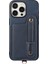 iPhone15 Pro Case Pu Deri+Tpu Telefon Kapak Kartı Tutucu Anti-Drop Kabuk Mavisi Için Stil 03 (Yurt Dışından) 5