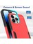 iPhone15 Pro Max Map Cep Telefonu Geri Kapak Pc+Tpu Damla Koruma Korusu-Kırmızı (Yurt Dışından) 3