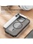iPhone15 Prof Fall Koruma Telefon Kılıfı Magsafe Pc+Tpu Mat Arka Kapak Black ile Uyumlu (Yurt Dışından) 4