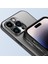 iPhone15 Pro Max Case Plastik Telefon Geri Kapak Gizli Kickstand-Blue (Yurt Dışından) 5