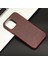 iPhone15 Slim-Thin Tele Kılıfı Için Litchi Doku Pu Deri Kaplamalı Tpu Şok Geçirmez Kapak-Kahverengi (Yurt Dışından) 2