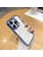 iPhone15 Pro Max Cover Glitter Kamera Çerçevesi Tpu+Pc Anti-Drop Telefon Kılıf Mavisi (Yurt Dışından) 1