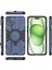 iPhone15 Plus Telefon Kapağı Kickstand Pc+Tpu Koruyucu Zırh Kasa Mavisi (Yurt Dışından) 3