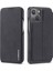 iPhone15 Plus Pu Deri Savaşı Isece Telefon Kılıfı Tek Kart Yuvası Anti-Drop Cover-Black (Yurt Dışından) 1