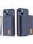 iPhone15 Plus Bölünmüş Tasarımlı Cüzdan Kılıf Kot Kot Ceza Telefon Kapak Blue (Yurt Dışından) 1