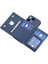 iPhone15 Plus Bölünmüş Tasarımlı Cüzdan Kılıf Kot Kot Ceza Telefon Kapak Blue (Yurt Dışından) 5