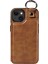 iPhone15 Plus/14 Plus Plus Kılıf Önleme Önleyici Kartı Yuva Telefon Kılıfı Kickstand Pu+Tpu Kapak-Kahverengi (Yurt Dışından) 3