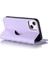 iPhone15 Pu Deri Kart Tutucu Kılıfı Stand Rfıd Engelleme Telefon Kapağı Magsafe-Purple ile Uyumlu (Yurt Dışından) 4