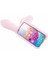 iPhone15 Pro Fluffy 3D Bunny Kulakları Kış Kış Sıcak Yumuşak Tpu Telefon Vaka-Pembe (Yurt Dışından) 3