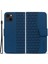iPhone15 Plus Case Rhombus Için Cüzdan Stand-Sapfire ile Iş Deri Telefon Kapağı (Yurt Dışından) 1