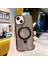 iPhone15 Plus Case Tpu+Akrilik Kickstand Manyetik Telefon Kapak-Atlatıcı Siyah (Yurt Dışından) 1