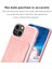 iPhone15 Plus Kart Yuvaları Için Kickstand Case Mat Pu Deri Kaplamalı Tpu Telefon Kapak-Pembe (Yurt Dışından) 5