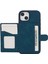 iPhone15 Plus Için Plus Grid Baskılı Cüzdan Kılıfı Pu Deri Kaplamalı Tpu Kart Yuvaları Kickstand Telefon Kapağı Omuz Kayışı Yeşili (Yurt Dışından) 2