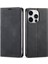 iPhone15 Pro Cilt Touch Deri Telefon Kapak Kabuğu Cüzdan Black Için Telefon Kılıfı (Yurt Dışından) 1