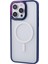 iPhone15 Pro Max Case Için Kırpma Dayanıklı Tpu+Pc Manyetik Telefon Magsafe-Dark Blue ile Uyumlu Kabuk Geri Kabuk (Yurt Dışından) 1
