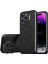 iPhone15 Pro Max Pc+Tpu Bırakma Koruma Korusu Lens Çerçeve Kickstand Telefon Kapağı Magsafe-Black ile Uyumlu (Yurt Dışından) 1